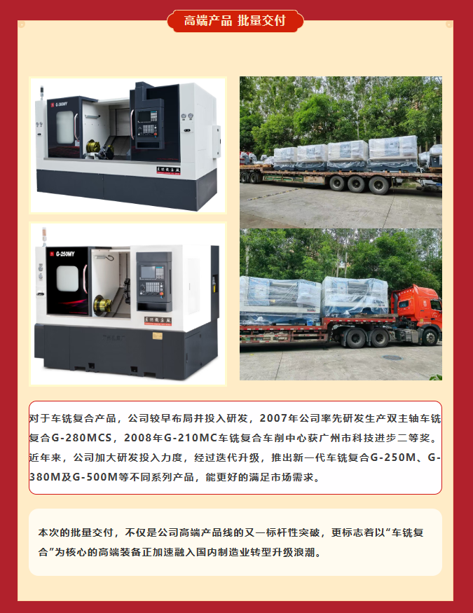 車銑復合+8！公司高端產品批量交付！(圖2)